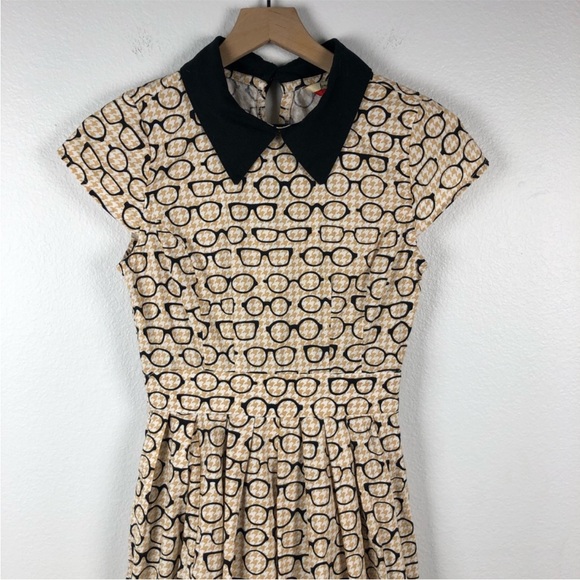 Modcloth fervour clear as day off dress glasses xs - Picture 4 of 9